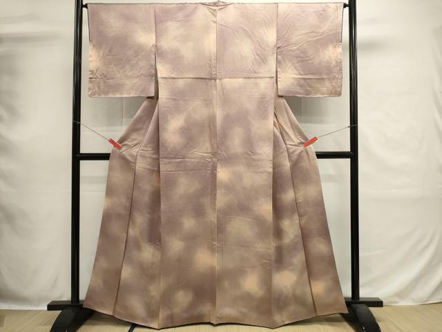 平和屋着物■上質な小紋 霞文 暈し染め 正絹 逸品 DABH1876cd