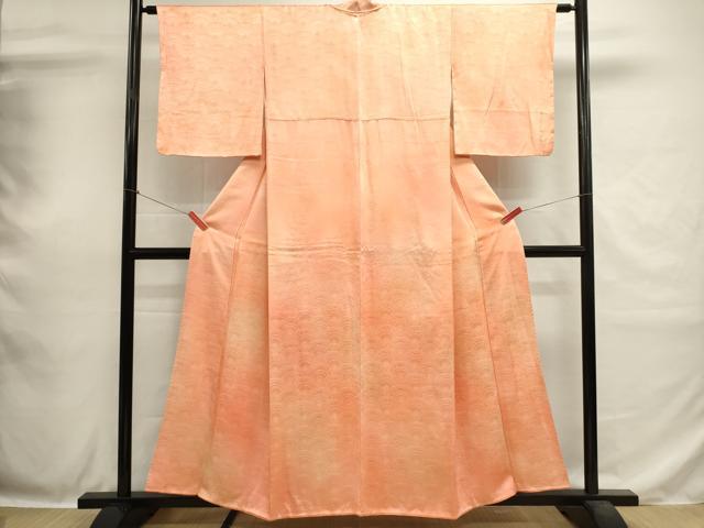 平和屋着物■上質な小紋 青海波花地紋 暈し染め 正絹 逸品 DABH1883cd