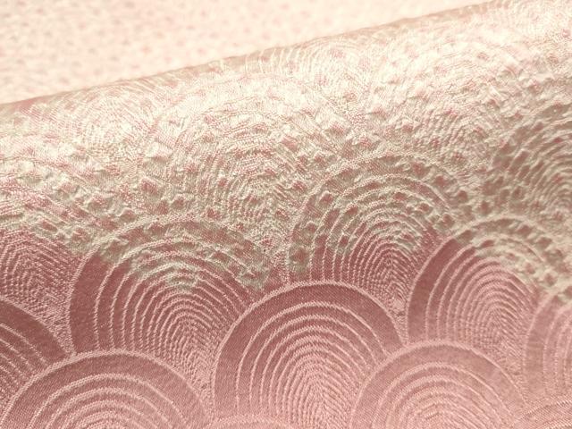 平和屋着物■訪問着 絞り 雲取り文 青海波地紋 正絹 逸品 DABH1889cd