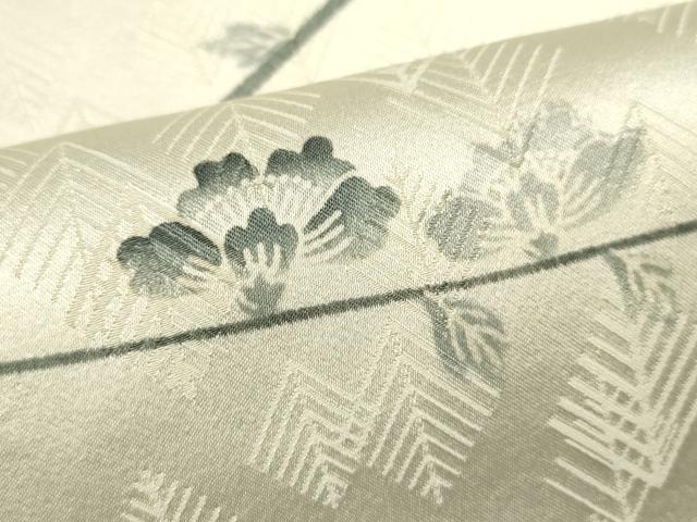 平和屋着物■上質な小紋 枝花文 正絹 逸品 DABH1903cd