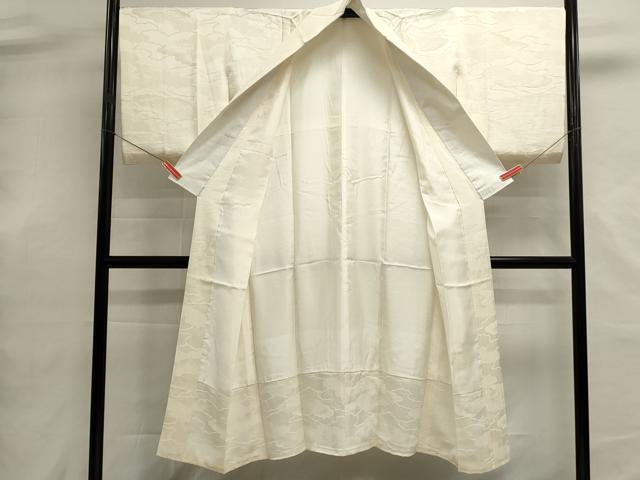 平和屋着物■長襦袢 袷 雲重ね地紋 正絹 逸品 DABH1906cd