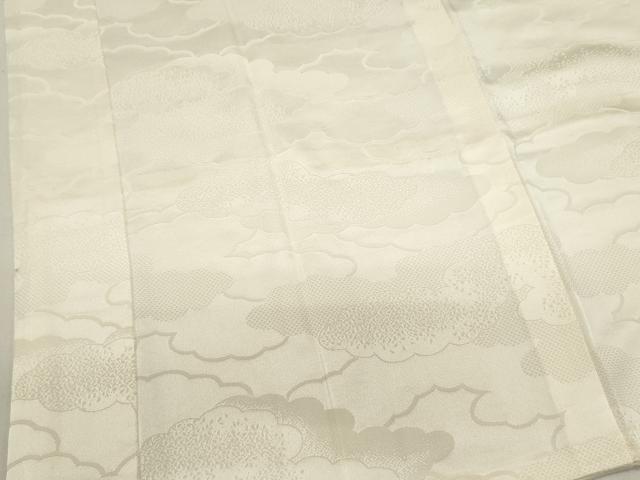 平和屋着物■長襦袢 袷 雲重ね地紋 正絹 逸品 DABH1906cd