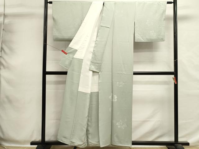 平和屋着物■訪問着 刺繍 舞花文 正絹 逸品 DABH1929cd