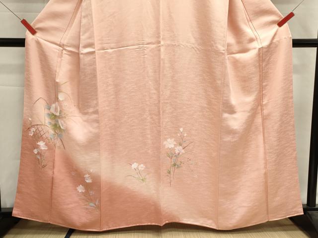 平和屋着物■訪問着 枝花文 暈し染め 正絹 逸品 DABH1932cd