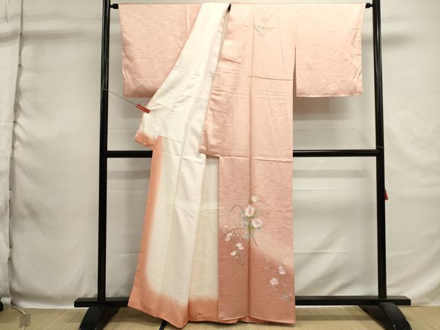 平和屋着物■訪問着 枝花文 暈し染め 正絹 逸品 DABH1932cd