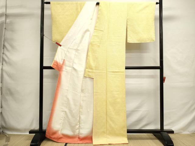 平和屋着物■大変加工の良い総絞り小紋 正絹 逸品 DABH1945cd