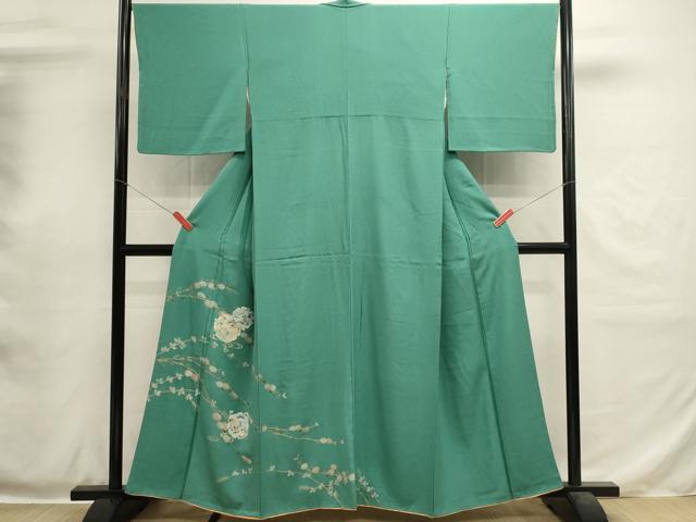 平和屋着物■訪問着 雪輪草花文 金彩 正絹 逸品 DABH1980cd