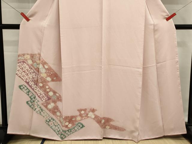 平和屋着物■訪問着 絞り 辻が花 正絹 逸品 DABH1984cd