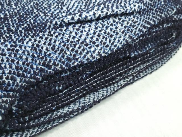 平和屋着物*夏物 有松鳴海絞り 浴衣 反物 着尺 湯のし前 三浦絞り 綿 逸品 未使用 DABH2014zzz