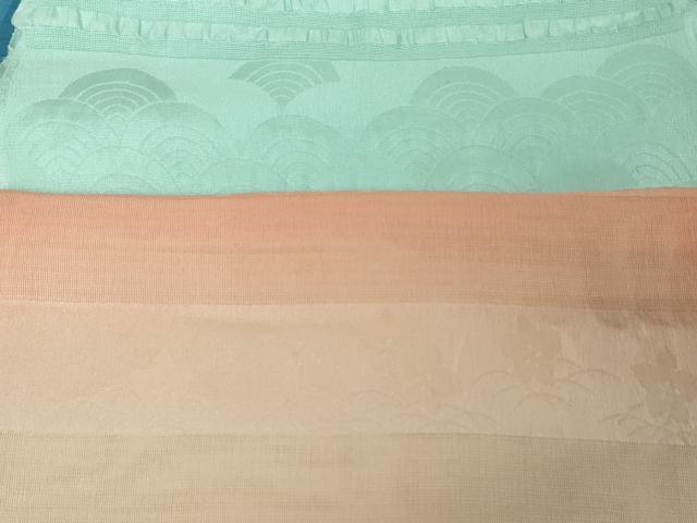 平和屋着物*夏物 和装小物 帯揚げ10枚セット 絽 縦絽 紗 芒 桔梗 朝顔地紋 青海波地紋 芝萩 金糸 全て正絹 逸品 DABH2022zzz