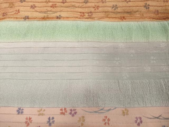 平和屋着物*夏物 和装小物 帯揚げ10枚セット 絽 芝花 桔梗 雪輪花 流水花 金銀彩 全て正絹 逸品 DABH2039zzz