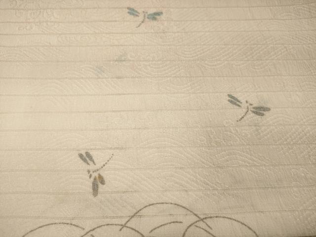 平和屋着物*夏物 和装小物 帯揚げ10枚セット 絽 縦絽 紗 麻の葉地紋 蜻蛉 舞花文 流水撫子地紋 全て正絹 逸品 DABH2041zzz