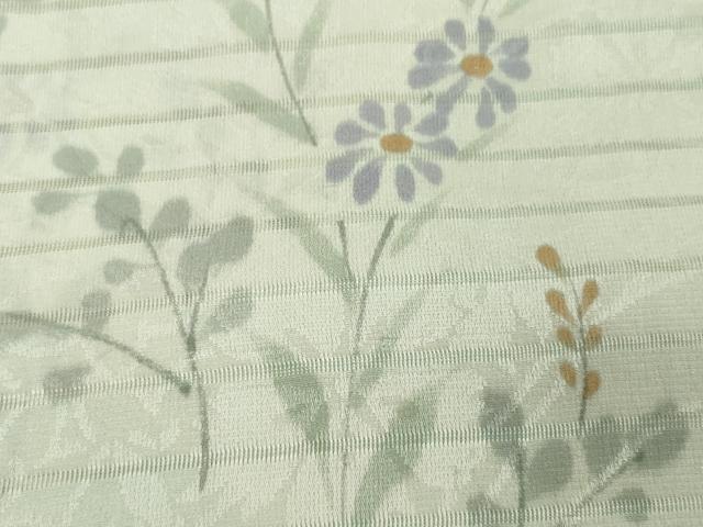 平和屋着物*夏物 和装小物 帯揚げ10枚セット 絽 縦絽 絽縮緬 紗 刺繍 芝蝶 桔梗 草花 流水花 銀彩 全て正絹 逸品 DABH2045zzz