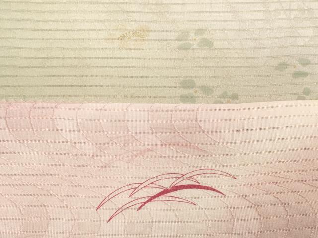 平和屋着物*夏物 和装小物 帯揚げ10枚セット 絽 紗 絞り 芝 水芭蕉 露芝 千鳥 流水 撫子 金彩 全て正絹 逸品 未使用 DABH2055zzz