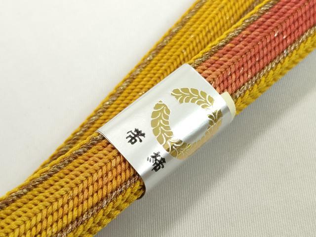 平和屋着物●和装小物 帯締め・帯揚げセット 中抜き絞り 斜線文 逸品 未使用 DABH2067zzz