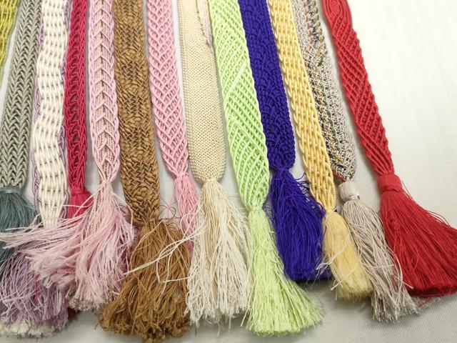 平和屋着物*夏物 和装小物 帯締め20本セット レース織 金銀糸 逸品 DABH2076zzz