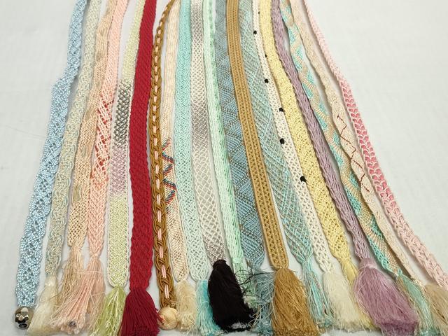 平和屋着物*夏物 和装小物 帯締め20本セット レース織 金糸 逸品 DABH2077zzz