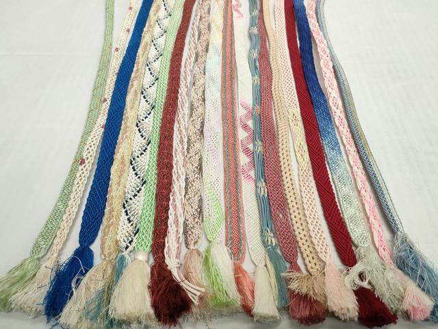 平和屋着物*夏物 和装小物 帯締め20本セット レース織 金糸 逸品 DABH2078zzz