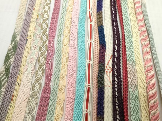 平和屋着物*夏物 和装小物 帯締め20本セット レース織 逸品 DABH2080zzz