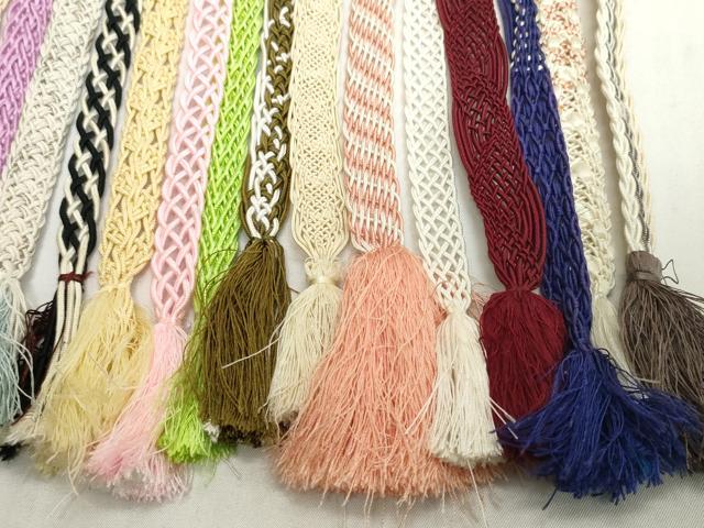 平和屋着物*夏物 和装小物 帯締め20本セット レース織 金糸 逸品 DABH2081zzz