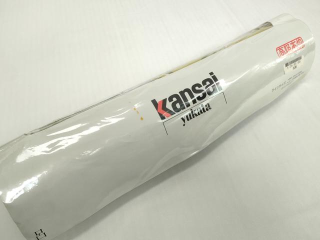 平和屋着物*夏物 世界的ファッションデザイナー 山本寛斎 kansaiブランド 浴衣 反物 着尺 草花文 綿 逸品 未使用 DABH2122zzz