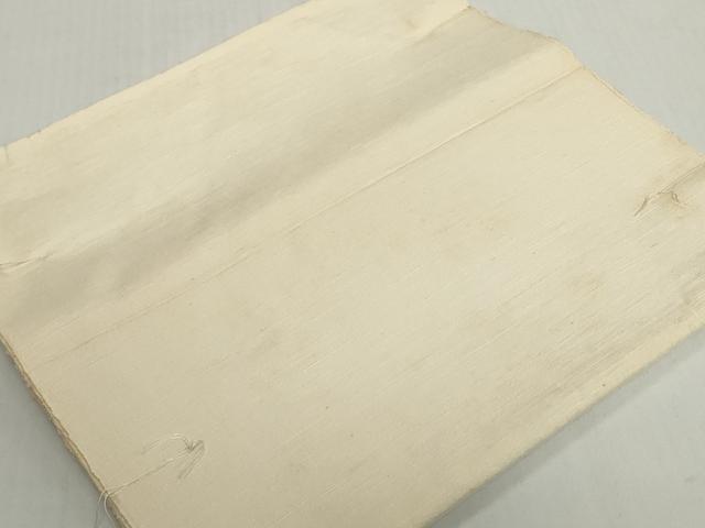 平和屋着物▼紬 白生地 反物 着尺 生成り色 証紙付き 逸品 未使用 DABH2316zzz