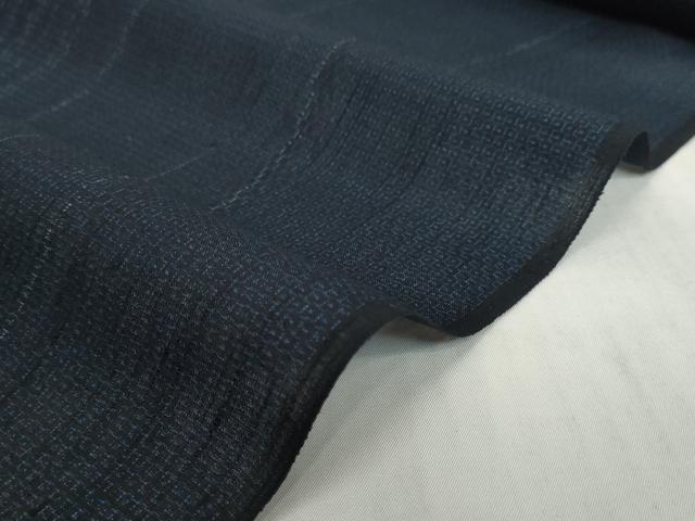 平和屋着物*夏物 夏結城 反物 着尺 100亀甲 流線文 証紙付き 逸品 未使用 DABH2374zzz