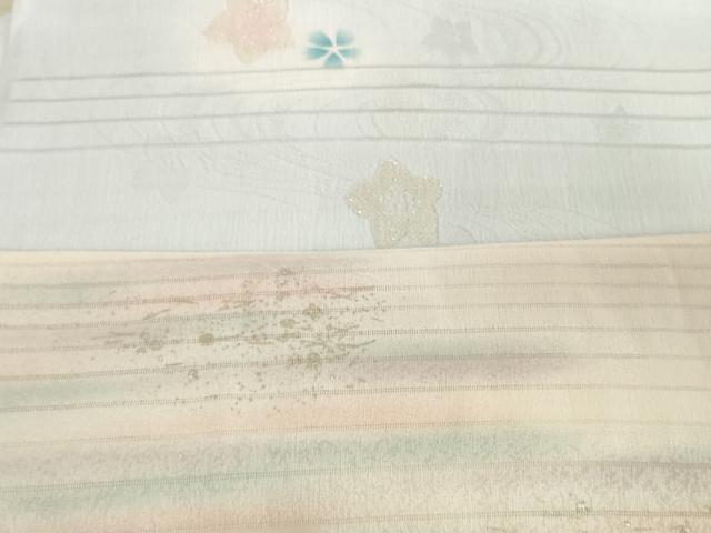 平和屋着物*夏物 和装小物 帯揚げ10枚セット 絽 縦絽 絽縮緬 作家物 紫陽花 舞花 流水桔梗 撫子 金糸 逸品 DABH2435zzz