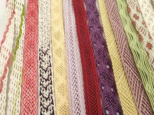 平和屋着物*夏物 和装小物 帯締め20本セット レース織 金糸 逸品 DABH2444zzz