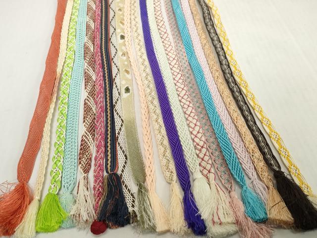 平和屋着物*夏物 和装小物 帯締め20本セット レース織 金糸 逸品 DABH2448zzz