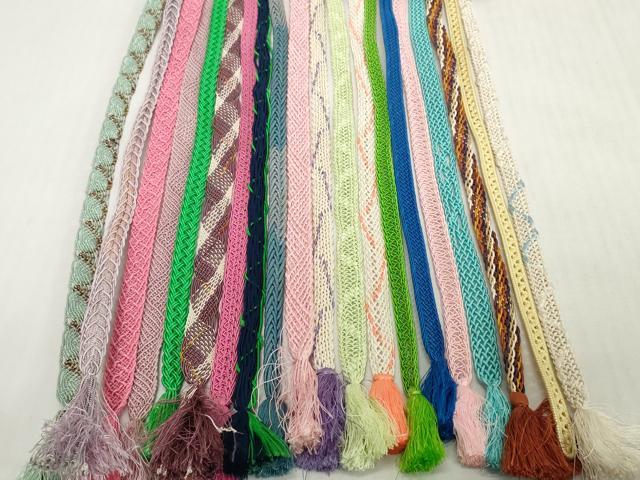 平和屋着物*夏物 和装小物 帯締め20本セット レース織 逸品 DABH2458zzz