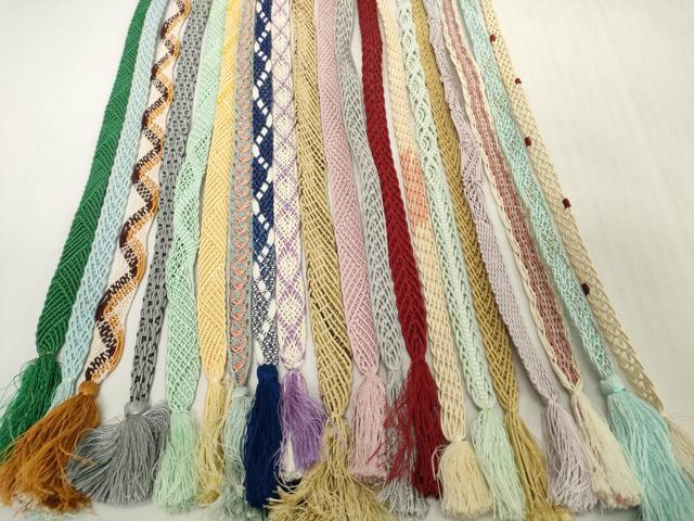 平和屋着物*夏物 和装小物 帯締め20本セット レース織 逸品 DABH2465zzz