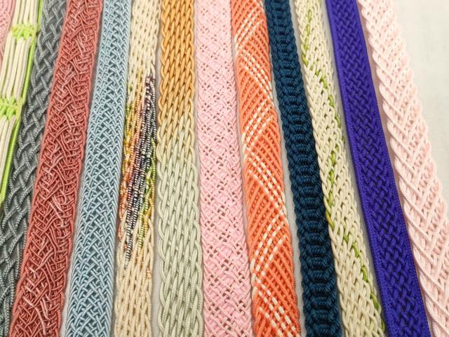 平和屋着物*夏物 和装小物 帯締め20本セット レース織 金糸 逸品 DABH2472zzz