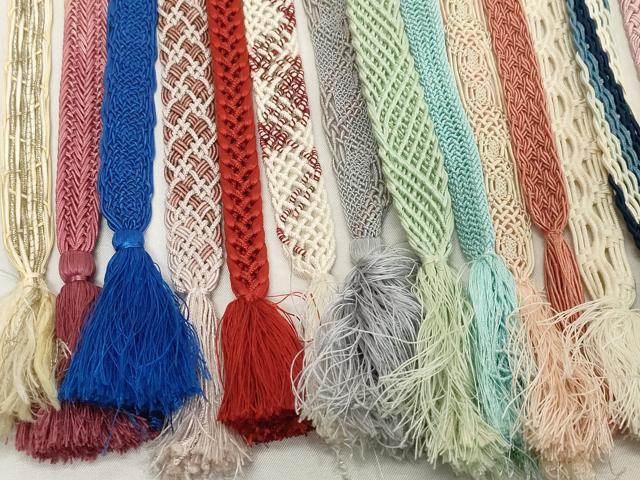 平和屋着物*夏物 和装小物 帯締め20本セット レース織 金糸 逸品 DABH2478zzz