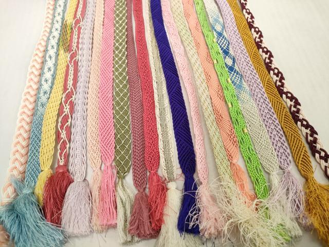 平和屋着物*夏物 和装小物 帯締め20本セット レース織 金糸 逸品 DABH2487zzz