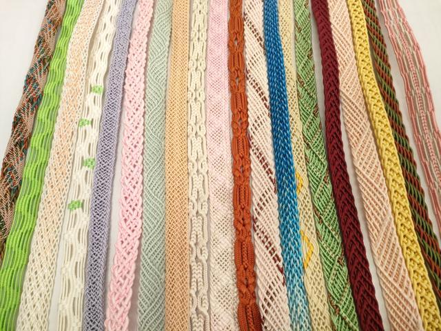 平和屋着物*夏物 和装小物 帯締め20本セット レース織 金糸 逸品 DABH2491zzz