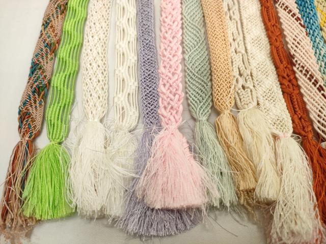 平和屋着物*夏物 和装小物 帯締め20本セット レース織 金糸 逸品 DABH2491zzz