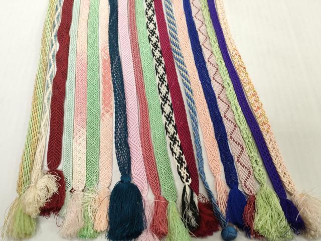 平和屋着物*夏物 和装小物 帯締め20本セット レース織 金糸 逸品 DABH2495zzz