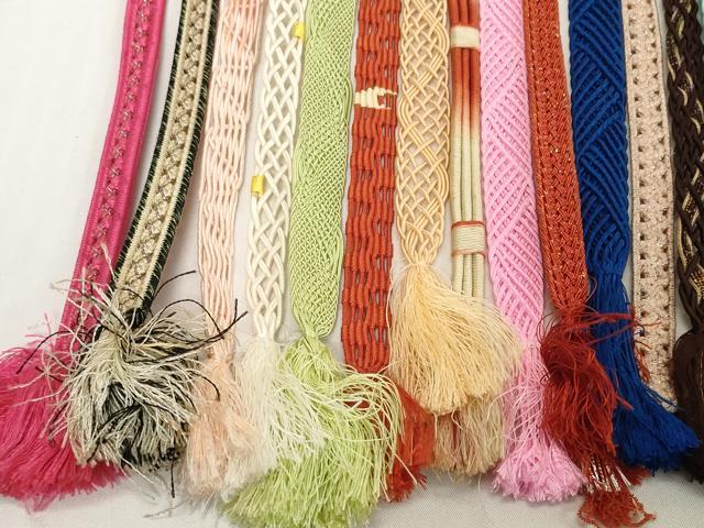 平和屋着物*夏物 和装小物 帯締め20本セット レース織 銀糸 逸品 DABH2498zzz