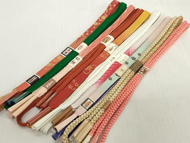 平和屋着物●和装小物 帯締め10本セット 礼装用 手組紐 高麗組 笹浪組 めいくやまと 逸品 未使用 DABH2505zzz