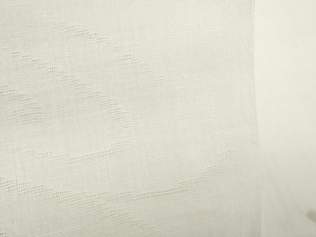 平和屋着物*夏物 長襦袢 反物 着尺 流水紋紗 生成り色 麻 逸品 未使用 DABH2688zzz