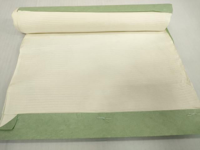 平和屋着物*夏物 長襦袢 反物 着尺 絽 生成り色 逸品 未使用 DABH2689zzz