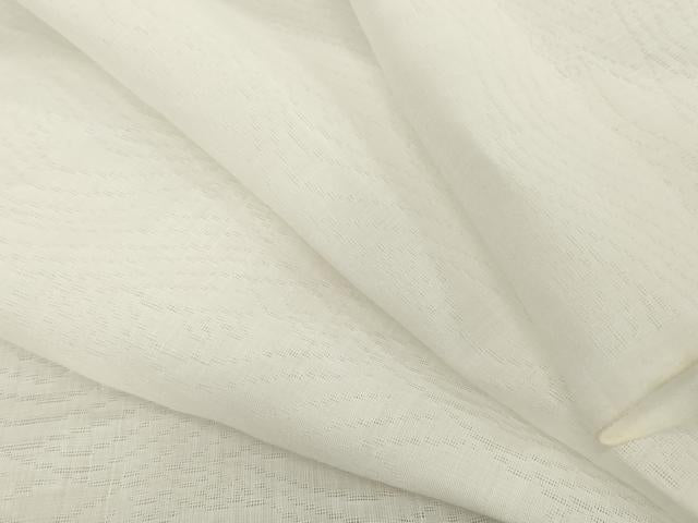 平和屋着物*夏物 長襦袢 反物 着尺 立波紋紗 生成り色 麻 逸品 未使用 DABH2703zzz