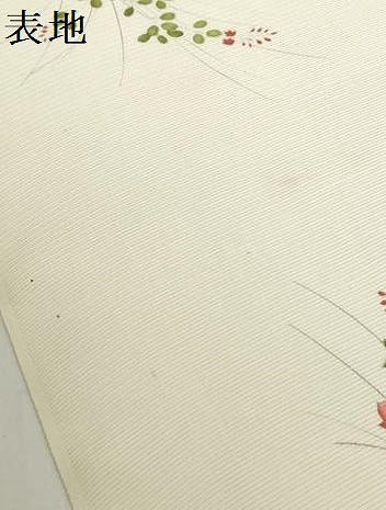 平和屋着物*夏物 小紋 反物 着尺 絽 五泉 桔梗 萩 逸品 未使用 DABH2722zzz