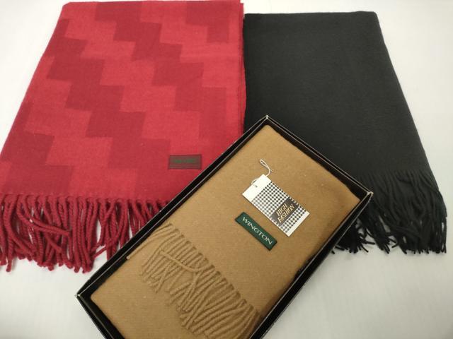 平和屋着物●ファッションデザイナー KENZO KIMONO 高田賢三 和装小物 ショール9点 マフラー ストール カシミヤ 三越 逸品 DABH2735zzz
