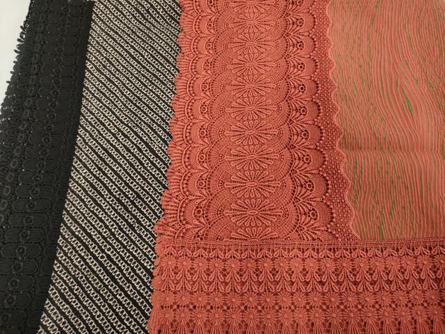 平和屋着物▼和装小物 ショールまとめて7点 絞り レース 麻の葉 逸品 DABH2736zzz
