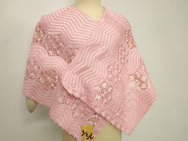 平和屋着物●和装小物 ショールまとめて5点 リボンヤーン 正絹 逸品 DABH2739zzz