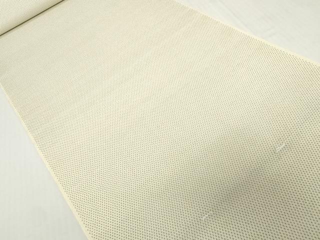 平和屋着物●本塩沢 反物 着尺 十字絣 富田織物謹製 証紙付き 逸品 未使用 DABH2747zzz