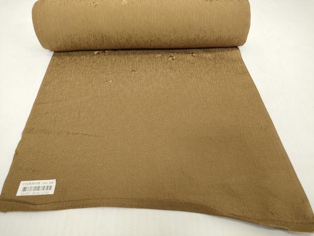 平和屋着物●付下げ 反物 着尺 八掛付き 総刺繍 流水小花文 金糸 逸品 未使用 DABH2759zzz