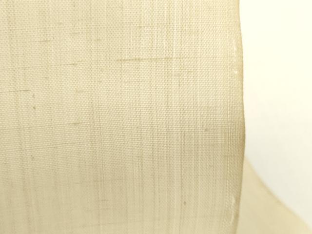 平和屋着物*夏物 紗紬 白生地 反物 着尺 浅黄色 逸品 未使用 DABH2766zzz